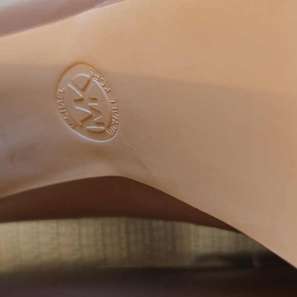 Michael Michael Kors Eden Leather Platform Loafer Tan - Picture 7 of 8